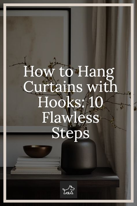 "Discover the secrets to seamless curtain hanging with "How to Hang Curtains with Hooks: 10 Flawless Steps." Navigate through the nuances of using hooks for a polished curtain look, ensuring every fold and pleat is in its rightful place. Embrace a guide that promises a tailored curtain presentation, enhancing the charm of any room." Curtains With Hooks, How To Hang Curtains, Hang Curtains, Curtain Hanging, Layered Curtains, Double Curtains, Curtain Clips, How To Hang, Curtain Rings