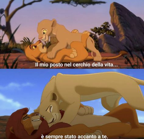 Il Re Leone, Simba And Nala, Disney Gif, Film Disney, Disney Lion King, Disney Photos, Bff Quotes, Disney Films, The Lion King