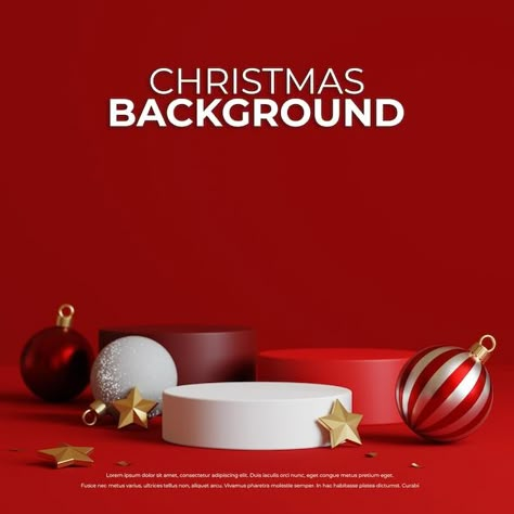 Christmas Product Background, Christmas Background For Photoshoot, Christmas Photoshoot Background, Christmas Product Photoshoot, Christmas Giveaway Ideas, Christmas Podium, Christmas Promotion Design, Perfume Background, Christmas Theme Background