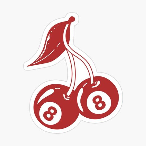 #illustrationdesign #illustrations #stickerprintable #magic8ballcherries #stickeraesthetic #cherries #cherriesmagic #cherriesball #red #cherrycute #magiccherries #sticker #stickercherry #cherriesaesthetic #stickerdesign #stickercherries #coolsticker #8ballpoolplayer #8ball #fortune #stickerRedbubble #cherriessticker #coolthingstobuy #thingstobuy #stickercherriesdesign #buysticker #redbubble #findyourthings #stickergift #party #redaesthetic

Magic 8 ball cherries. Red and white. Sticker Aesthetic Drawings To Trace, 8 Ball Cherry Tattoo, 8ball Cherry, Magic 8 Ball Aesthetic, Red 8 Ball, 8 Ball Sticker, 8 Ball Aesthetic, Billards Art, 8 Ball Graphic