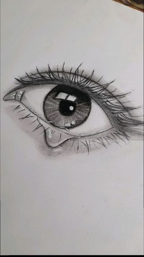 An Eye Drawing Easy, Eye Pencil Drawing Sketches, Doodles And Simple Drawings, Pencil Art Drawings Eyes, Eyes Drawing Simple, Hard Sketches, Pencil Art Drawings Realistic, Eye Drawing Pencil, Drawing Ideas Hard