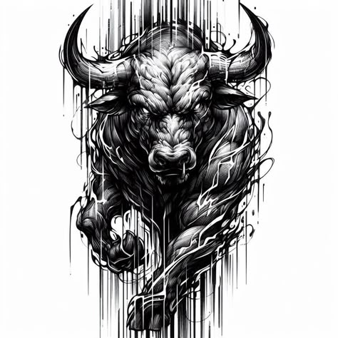 Tattoo Taurus, Taurus Bull Tattoos, Shoulder Armor Tattoo, Adventure Tattoo, Dragon Tattoo Art, Armor Tattoo, Bull Tattoos, Epic Tattoo, Taurus Tattoos