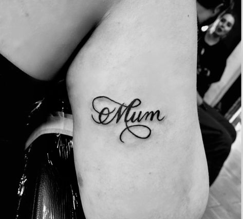 #tattoo #tattooideas #mumtattoo #fonttattoo Tattoo Ideas Female Mum, Tattoos For My Mum, Tattoo Ideas For Mum, Tattoos For Mum, Tattoo For Mum, Tattoos Mum, Mum Tattoo Ideas, Mum Tattoos, Mum Tattoo