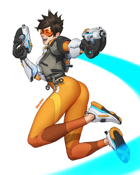 Tracer Ow, Lena Oxton, Tracer Fanart, Tracer Overwatch, Overwatch Fanart, Overwatch Tracer, Overwatch 2, Outfit Design, Books Art