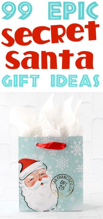 Secret Santa Ideas for Coworkers Family and Friends!  Huge list of the perfect gifts for your next gift exchange!! Secret Santa Ideas For Coworkers, 10 Secret Santa Gifts, Secret Santa Ideas, Secret Santa Gift Ideas, Secret Santa Christmas Gifts, Funny Secret Santa Gifts, Best Secret Santa Gifts, Office Secret Santa, Santa Ideas