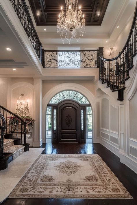 Make a Grand Entrance with Elegant Home Entryway Designs 🚪✨ Create a welcoming and sophisticated entryway with elegant decor. Use chic furniture, stylish lighting, and tasteful accents to set the tone for your home. 🌿🪞 #ElegantEntryway #HomeDecor #FirstImpressions #InteriorDesign Grand Foyer Ideas Entryway, Entryway Designs, Foyer Ideas Entryway, Home Entryway, Elegant Entryway, Beautiful Front Doors, Grand Entryway, Grand Foyer, Stylish Lighting