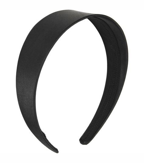 Headband 1 5/8in Satin - Black Grunge Closet, Supermodel Outfits, Png Accessories, Accessories Png, Marauders Dr, Dr Wardrobe, Holiday Clothes, Satin Headband, Digital Closet