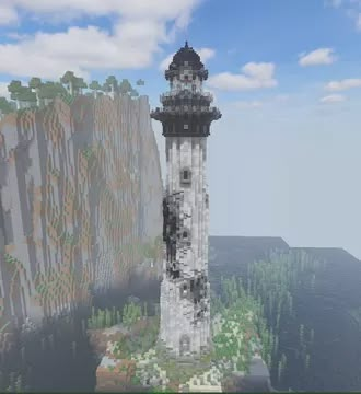 Ruins Minecraft Maps with Downloadable Schematic | Planet Minecraft Community Ruins Minecraft, Minecraft Abandoned, Minecraft Ruins, Minecraft Lighthouse, Abandoned Lighthouse, Minecraft Maps, Planet Minecraft, Rumah Minecraft Sederhana, Minecraft Castle