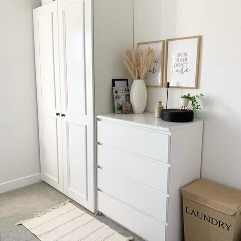 Home Decor Wardrobe, Sliding Door Wardrobe Ikea, Ikea Modern Bedroom, Bedroom Wardrobe Ideas Small Room, Ikea Wardrobe With Doors, Bedroom Decor With Wardrobe, Cute Wardrobe Furniture, Bedroom Inspirations Wardrobe, Small Bedroom Storage Ideas Space Saving