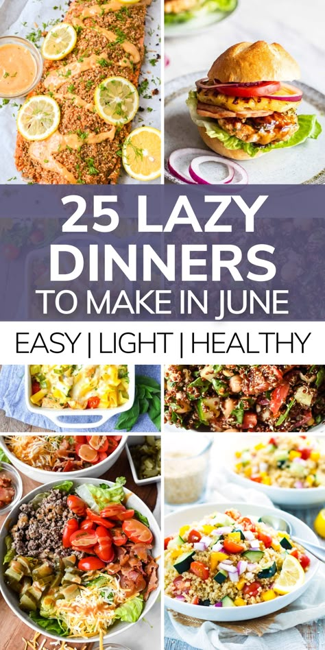 Light Suppers For Summer, Airfryer Summer Recipes, Non Pasta Dinners, Easy Summer Dinner Ideas Families, Healthy Summer Casseroles, Light Evening Meals, Week Night Dinners Healthy, Quick Easy Summer Dinners, Healthy Christmas Recipes Dinner