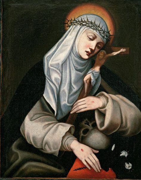 Saint Catherine Of Siena, Catherine Of Siena, St Catherine Of Siena, Saint Dominic, Saint Catherine, Catholic Pictures, Catholic Images, St Catherine, Roman Catholic Church