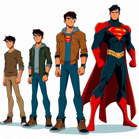 Superman Costume Concept Art, Superboy Suit Design, Superhero Team Poses, Male Superhero Design, Dc Oc Male, Supersuit Designs, Superman Oc, Superman Concept Art, Superman Redesign