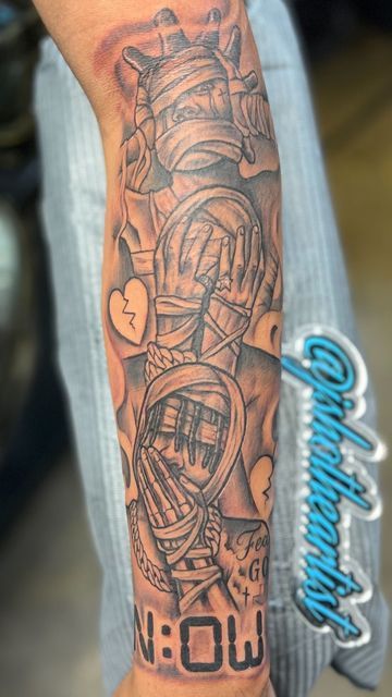 💎J-$HO💎 on Instagram: "🙉🙈🙊💎" Arm And Hand Tattoos Men, Inside Forearm Tattoo Men Sleeve, Chosen One Tattoo, Mason Tattoo, Hustle Tattoo, Forearm Tats, Half Sleeve Tattoos Sketches, Tattoo Ideas For Guys, Arm Tattoos Black