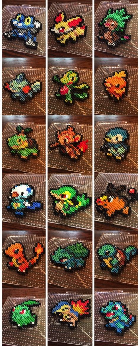 Beginner Pokemon Perler Pokémon Pearl Or Beads, Beginner Beading Patterns, Pearler Bead Pokemon, Squirtle Perler Bead Pattern, Pokemon Fuse Bead Patterns, Mini Pokemon Perler Bead Patterns, Pokemon Art Projects, Perler Pokemon Pattern, Perler Bead Art Pokemon