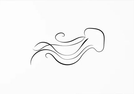 Moorish Idol Tattoo, Normal People Fanart, Simple Octopus Tattoo, Line Art Jellyfish, Simple Jellyfish Drawing, Jellyfish Line Art, Medusa Line Art, Jellyfish Tattoo Minimalist, Simple Jellyfish Tattoo