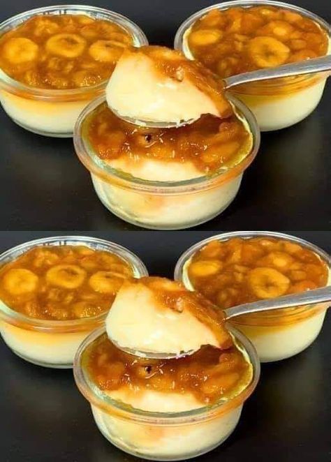 Banana Foster Pudding, Banana Foster, Caramel Pudding, Creamy Pudding, Baked Peach, Caramelized Bananas, Jamie Oliver Recipes, Homemade Dessert, Bananas Foster