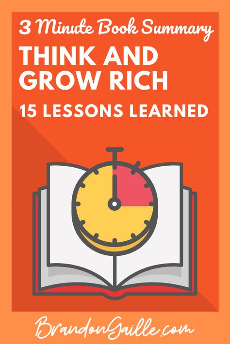 Here is a speed summary of the 15 core lessons from Think and Grow Rich, which takes approximately 3 minutes to read. Thinking Fast And Slow Summary, Think Fast And Slow, Thinking Fast And Slow Book, Read Faster, Thinking Fast And Slow, Millionaire Next Door, Habit Books, Crucial Conversations, Tips Study