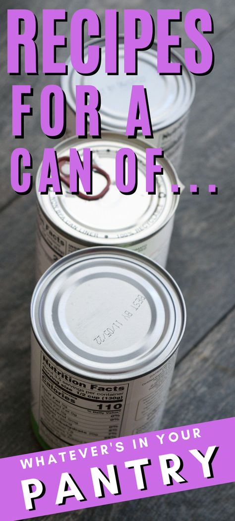 Meals From Cans Easy Recipes, Canned Veg All Recipes, Meals With Canned Food, Canned Carrots Recipe Ideas, Canned Mixed Vegetables Recipes, Canned Food Meals, Canned Vegetable Recipes, Canned Beef Recipe, Canned Meat Recipes