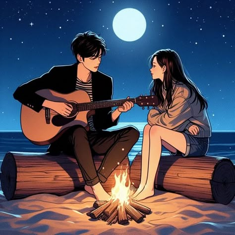 Aesthetic Animated Couple Pics, Relationship Cute Illustration, Aesthetic Couple Illustrations, Gamer Couple Aesthetic, Meyer Pic, Sweet Couple Art, Terrace Drawing, Romantic Cartoon Couple Images, Tablet Wallpaper Hd