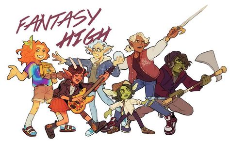 Fig Faeth, Dragons Inspiration, Fantasy High, High Characters, Fandom Art, Dimension 20, Bad Kids, Digital Paintings, Modern Fantasy