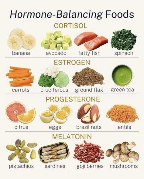 Hormone Nutrition, Foods To Balance Hormones, Cycle Syncing, Resep Diet, Healthy Hormones, Balance Hormones, Different Foods, Makanan Diet, Hormone Balance