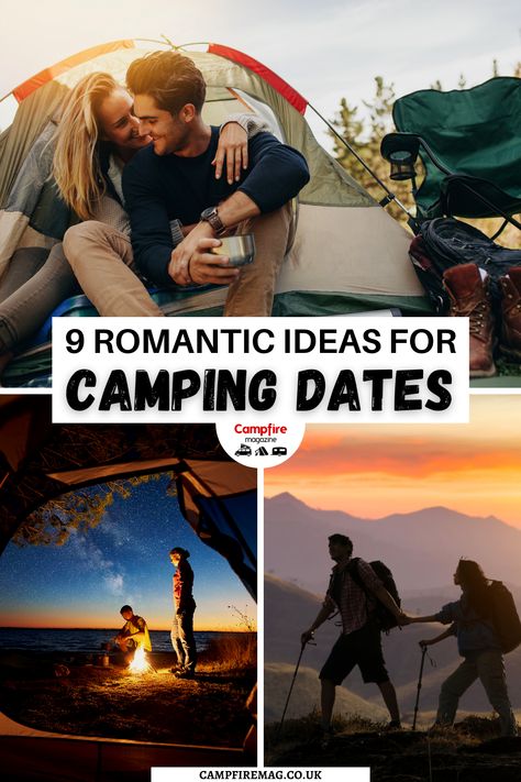 Are you looking for fun and romantic things to do with your partner? Check out these 9 romantic camping date ideas. I camping tips I camping ideas I things to do outdoor with your partner I fun dates I fun outdoor dates I #camping #outdoors #dateideas Camp Date Night Romantic, Uk Date Ideas, Couples Camping Romantic, Camping Date Ideas, Camping With Boyfriend, Staring Lovingly, Camping Romantic, Camping Date, Camping Ideas For Couples