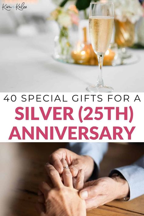 Your sweet friends or family members are about to celebrate a quarter of a century together! Now it's time to celebrate the special couple with a thoughtful gift! We've found the best 25th anniversary gift ideas for friends so that you can find an amazing gift in no time! 25th Anniversary Gifts For Wife, 25 Th Anniversary Gift Ideas For Parents, 25 Year Anniversary Gifts For Husband, Anniversary Gift For Friends Couple, Gift For 25th Wedding Anniversary, 25th Wedding Anniversary Gifts For Him, 25th Wedding Anniversary Gift Ideas For Couple, 25 Th Anniversary Gift Ideas, Gifts For 25th Wedding Anniversary Ideas