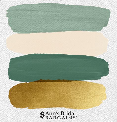 Wedding Color Palette White, Green Wedding Palette, Color Palette White, Sage Wedding Colors, Wedding Color Palette Summer, Spring Wedding Color Palette, Gold Wedding Colors, Gold Color Palettes, Green Wedding Colors