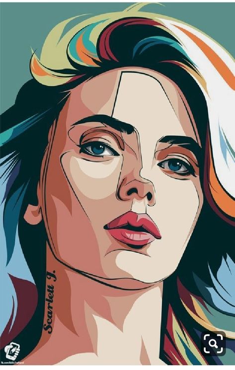 Vector Portraits, Vector Portrait Illustration, Illustration Fantasy, Digital Painting Portrait, Photography Examples, Painting Portraits, Pop Art Portraits, Soyut Sanat Tabloları, Vector Portrait