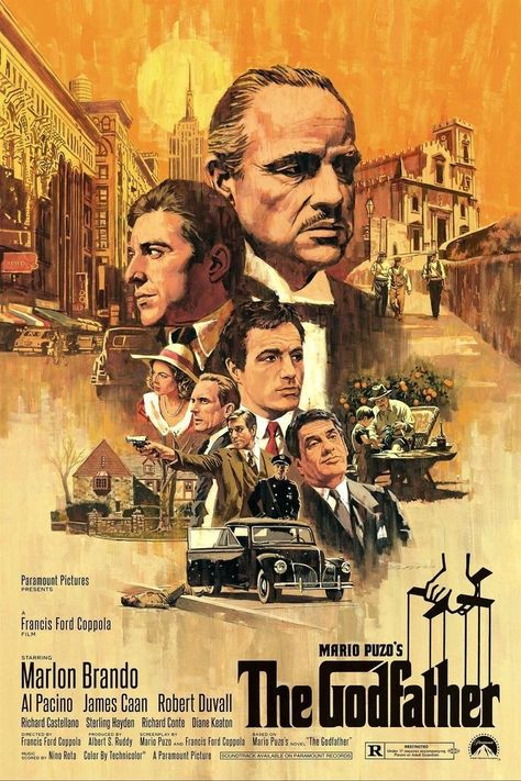 The Godfather (1972) The Long Good Friday, The Godfather Poster, Bob Hoskins, Don Vito Corleone, Don Corleone, Friday Movie, Godfather Movie, Gangster Films, Beau Film