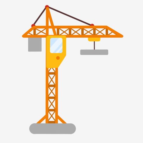 Work Clipart, Building Clipart, Construction Clipart, Construction Illustration, Engineering Equipment, Machine Illustration, Building Engineering, Krishna Birthday, Construction Crane