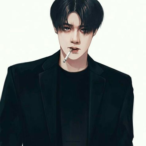 Ini kegabutan yang hakiki dan ceritanya hanya sebatas hiburan sekalig… #fiksipenggemar # Fiksi Penggemar # amreading # books # wattpad Sehun Fanart, Exo Drawing, Baekhyun Fanart, Exo Anime, Exo Art, Exo Fan Art, Exo Lockscreen, Exo Fanart, Exo Fan