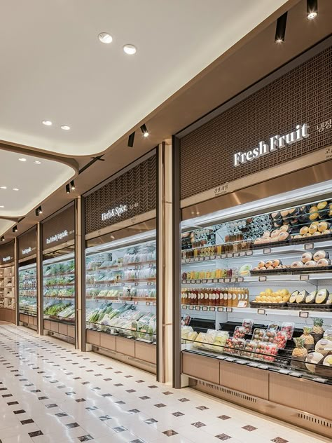 Grocery Design, Hyper Market, Supermarket Design Interior, Store Architecture, Mini Mart, Grocery Supermarket, Grocery Store Design, Warehouse Design, Modern Store