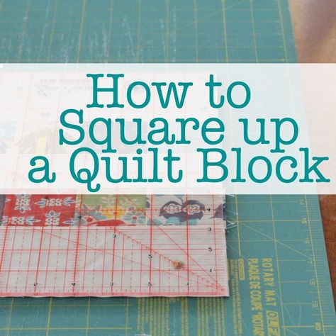 How to Square up a Quilt Block - my patchwork blocks are never perfect so I always need to square them up before I put them together into a quilt. Stripes Quilt, Quilt Techniques, Tutorial Sewing, Easy Quilt, Quilt Squares, Quilt Tutorial, Quilt Projects, Quilt Block Tutorial, Pastel Stripes