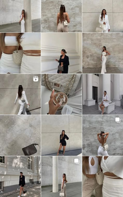 Basic Outfit Quotes For Instagram, Neutral Instagram Feed Ideas, White Aesthetic Pictures For Instagram, Neutral Style Aesthetic, Instagram Feed Astethics Ideas, Light Feed Instagram, Clean Instagram Feed Ideas, White Minimal Instagram Feed, Beige Aesthetic Profile Picture