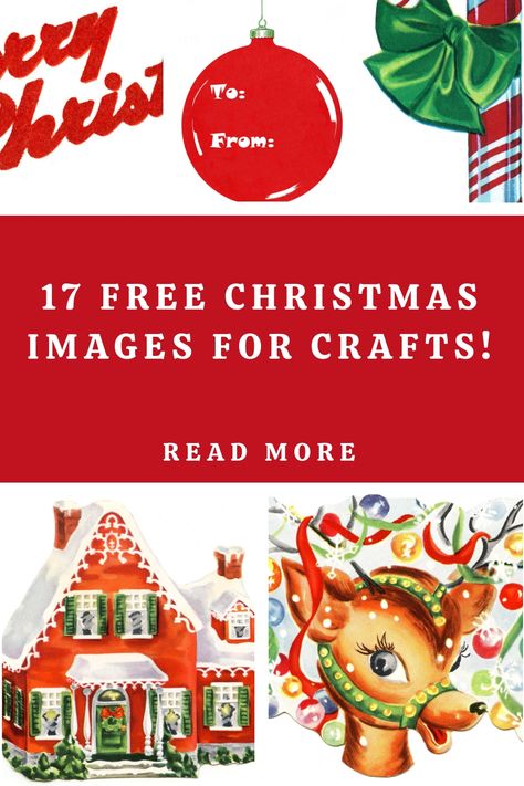 Use these free Retro Christmas pictures for collage, cardmaking, DIY home décor, crafts, and junk journals, among other things. Ideal for giving your holiday crafts a charmingly sentimental touch. 1950's Style! Retro Christmas Images, Free Christmas Printables Vintage, Pictures For Collage, Christmas Clipart Free, Christmas Images Free, Christmas Freebie, Diy Christmas Ideas, Art Junk Journal, Christmas Decoupage