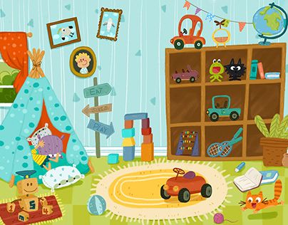 Bedroom Illustration, Scene Room, Book Reference, Bedroom Drawing, Illustration Art Kids, Class Theme, Children Book Illustration, Boy Illustration