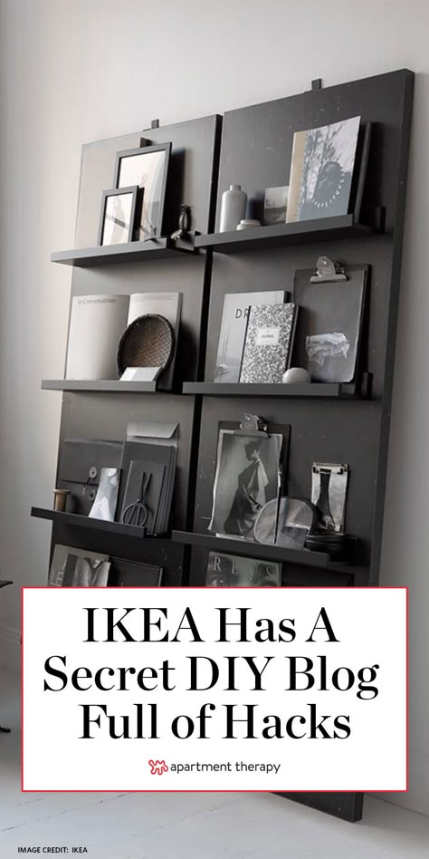 IKEA DIY Blog Livet Hemma | Apartment Therapy Algot Ikea, Amazing Ikea Hacks, Koti Diy, Ikea Finds, Easy Ikea Hack, Ikea Hack Ideas, Ikea Furniture Hacks, Ikea Ideas, Diy Ikea Hacks