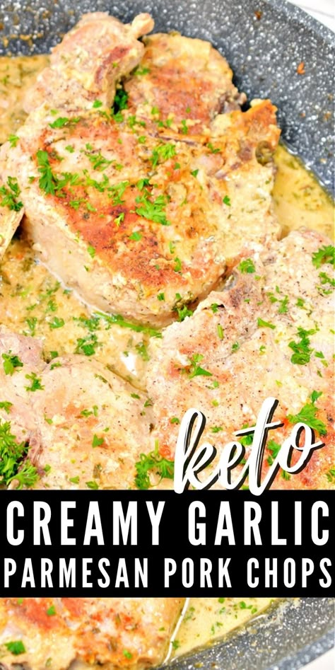 Porkchops Dinner Ideas Low Carb, Low Carb Crock Pot Recipes Pork Chops, Keto Slow Cooker Pork Chops, Healthy Dinner Recipes For Family Pork, Pork Chop Alfredo Recipes, Low Carb Meals With Pork Chops, High Protein Low Carb Pork Chop Recipes, Crockpot Dinner Low Carb, Keto Pork Chop Recipes Crock Pot Low Carb