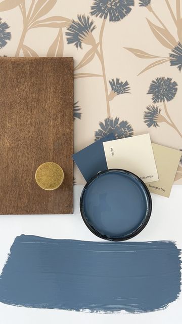 Loralee AhMu on Instagram: "Van Deusen Blue by Benjamin Moore is a rich, deep blue with strong gray undertones. It is also part of Benjamin Moore’s Historical Collection, which means it has a timeless appeal inspired by American architectural heritage.   This color is particularly well-suited for cabinetry, accent walls, and exterior trim, where its depth can add a striking contrast and sophisticated charm.  When incorporating Van Deusen Blue into your design, consider the lighting conditions, as they can significantly affect its appearance. In bright, well-lit spaces, the blue may appear more vibrant and pronounced, while in dimmer areas, the gray undertones may become more prominent, giving it a more subdued and cozy feel.  ✨ Have you used Van Deusen Blue in your home? We’d love to hear Can Duesen Blue, Can Deusen Blue Benjamin Moore, Historical Blue Paint Colors, Benjamin Moore Van Court Land Blue, Van Deusen Blue Benjamin Moore Bedroom, Benjamin Moore Normandy Blue, Sherwin Williams Blue Nursery Colors, Bm Dusty Cornflower, Williamsburg Blue Benjamin Moore