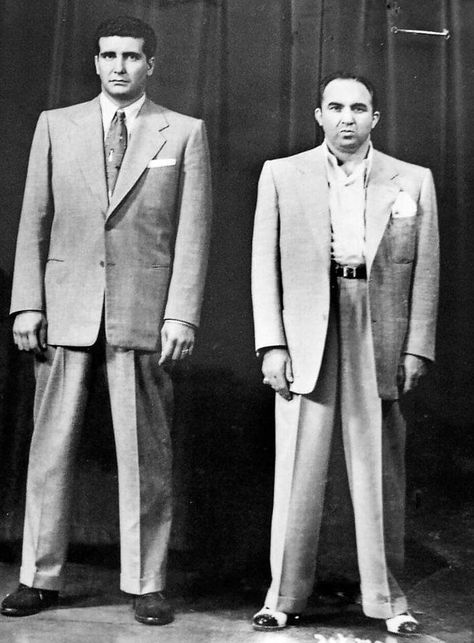 John Stompanado and Mickey Cohen Bonanno Family, Mafia 4, Mob Style, Brownsville Brooklyn, Mickey Cohen, Real Gangster, Gangster Quotes, Gangsta's Paradise, Chicago Outfit