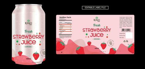 Soda Label Design, Lemonade Packaging, Drink Label Design, Juice Label Design, Label Minuman, Sparkling Water Packaging, Beverage Label, Soda Labels, Oreo Milk