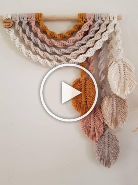 Table Runner Macrame, Macrame Wedding Decor, Beginner Macrame, Macrame For Beginners, Rainbow Feather, Home Decor Macrame, Art Macramé, Macrame Accessories, Keychain Macrame