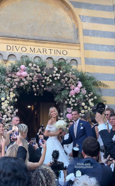 Frida Aasen Wedding, Frida Aasen, Portofino Italy, Victoria Secret Model, Wedding In Italy, Vogue Wedding, 2022 Wedding, Wedding Goals, Ideal Wedding