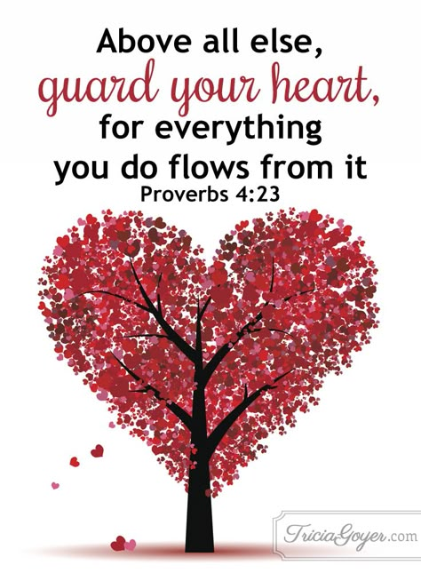 Proverbs 4:23 "Above all else, guard your heart, for everything you do flows from it."m Vertrouw Op God, Proverbs 4:23, Proverbs 4, Guard Your Heart, Ayat Alkitab, Favorite Bible Verses, Faith Inspiration, Scripture Quotes, Verse Quotes