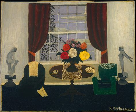 The Met Places Over 375,000 Artworks into the Public Domain for Unrestricted Use | Colossal Horace Pippin, Victorian Parlor, Victorian Interior, Naive Art, Art Abstrait, Vintage Wall Art, Vintage Wall, Metropolitan Museum Of Art, Metropolitan Museum