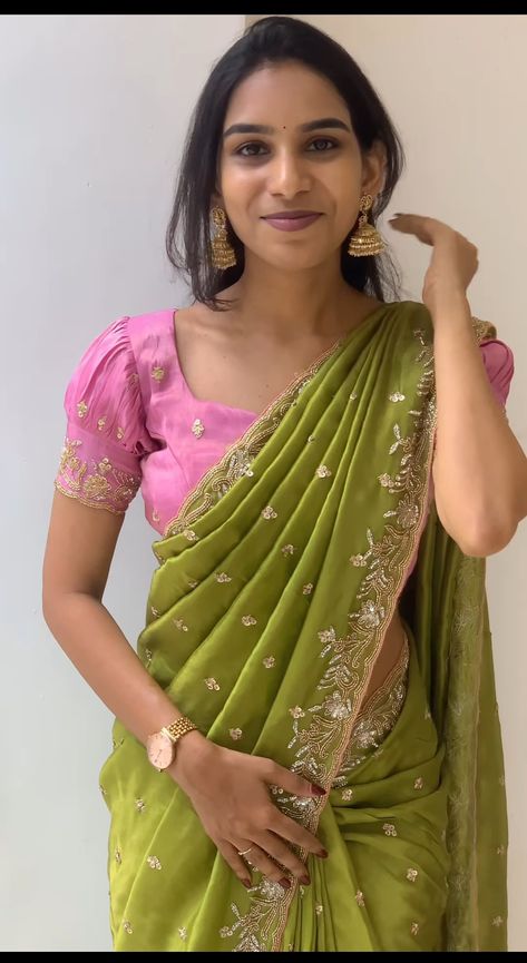 Plain Blouse Designs, Latest Saree Trends, New Saree Designs, Pattu Saree Blouse Designs, Traditional Blouse Designs, Cotton Saree Designs, Fashionable Saree Blouse Designs, Fancy Sarees Party Wear, Simple Blouse Designs