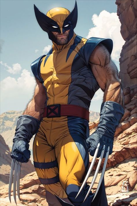 Wolverine Comic Art, Wolverine Costume, Wolverine Artwork, Wolverine Xmen, Wolverine Comic, Wolverine Art, Marvel Superheroes Art, The Wolverine, Megaman X