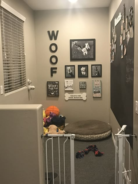 Wanderlust Home Decor, Dog Spaces In House, Pet Room Ideas Dogs, Dog Room Decor, Dog Bedroom, Puppy Room, Dog Spaces, Dog Room, Dog Rooms