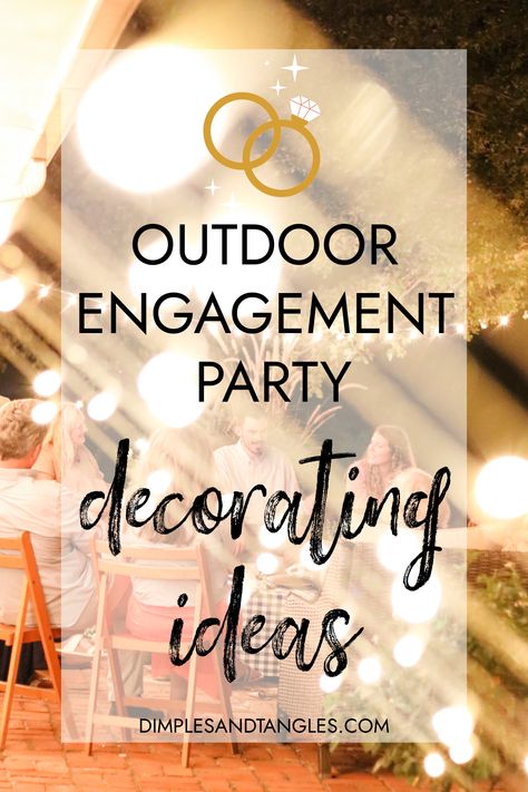 OUTDOOR ENGAGEMENT PARTY DECORATING IDEAS Post Proposal Party Ideas, Photo Booth Proposal, Decoration Ideas Engagement, Engagement Party Photo Booth, Outdoor Engagement Party Decorations, Backyard Engagement Party Decorations, Diy Engagement Decorations, Proposal Decorations, Outdoor Engagement Party